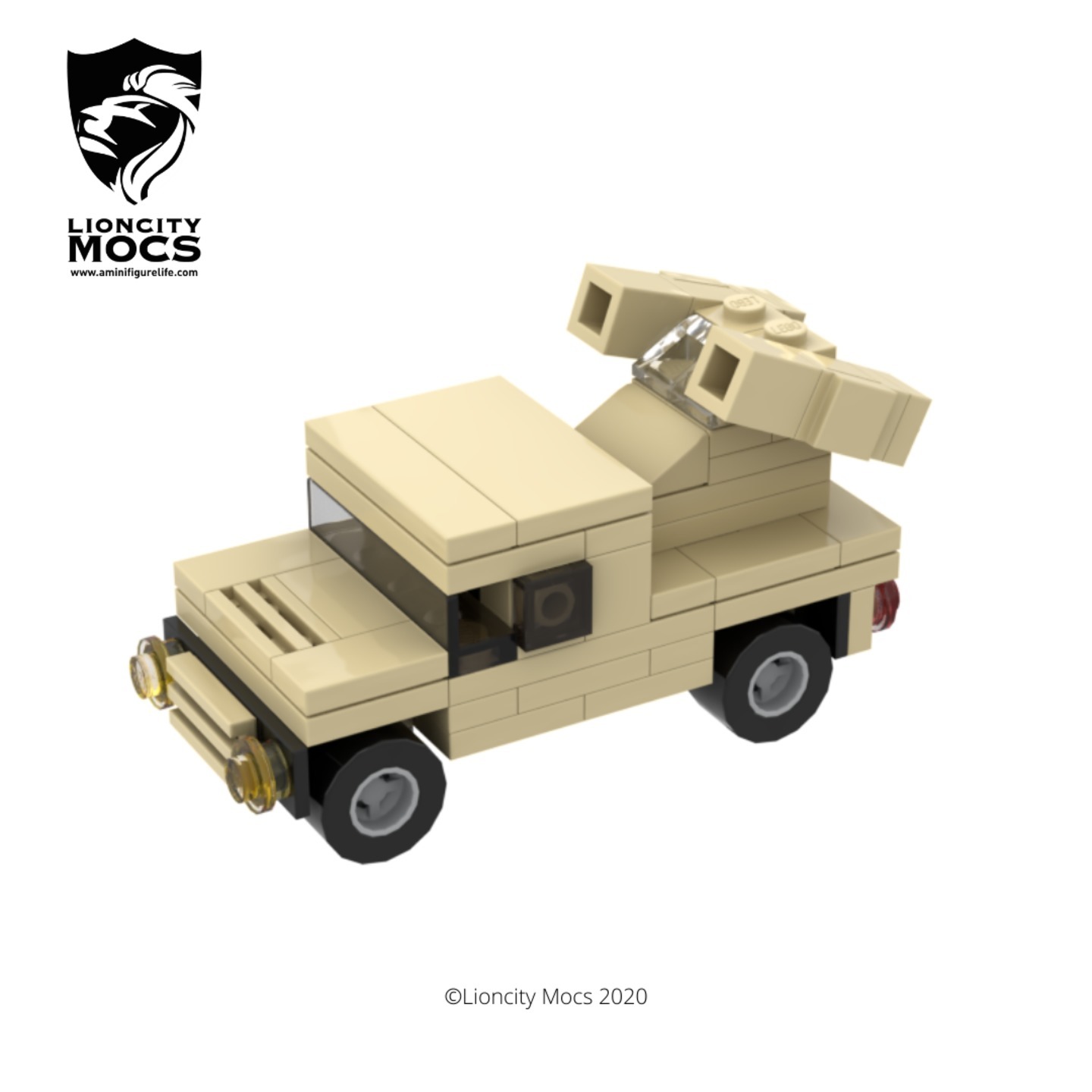 [PDF Instructions Only] Humvee Avenger Mini Vehicle