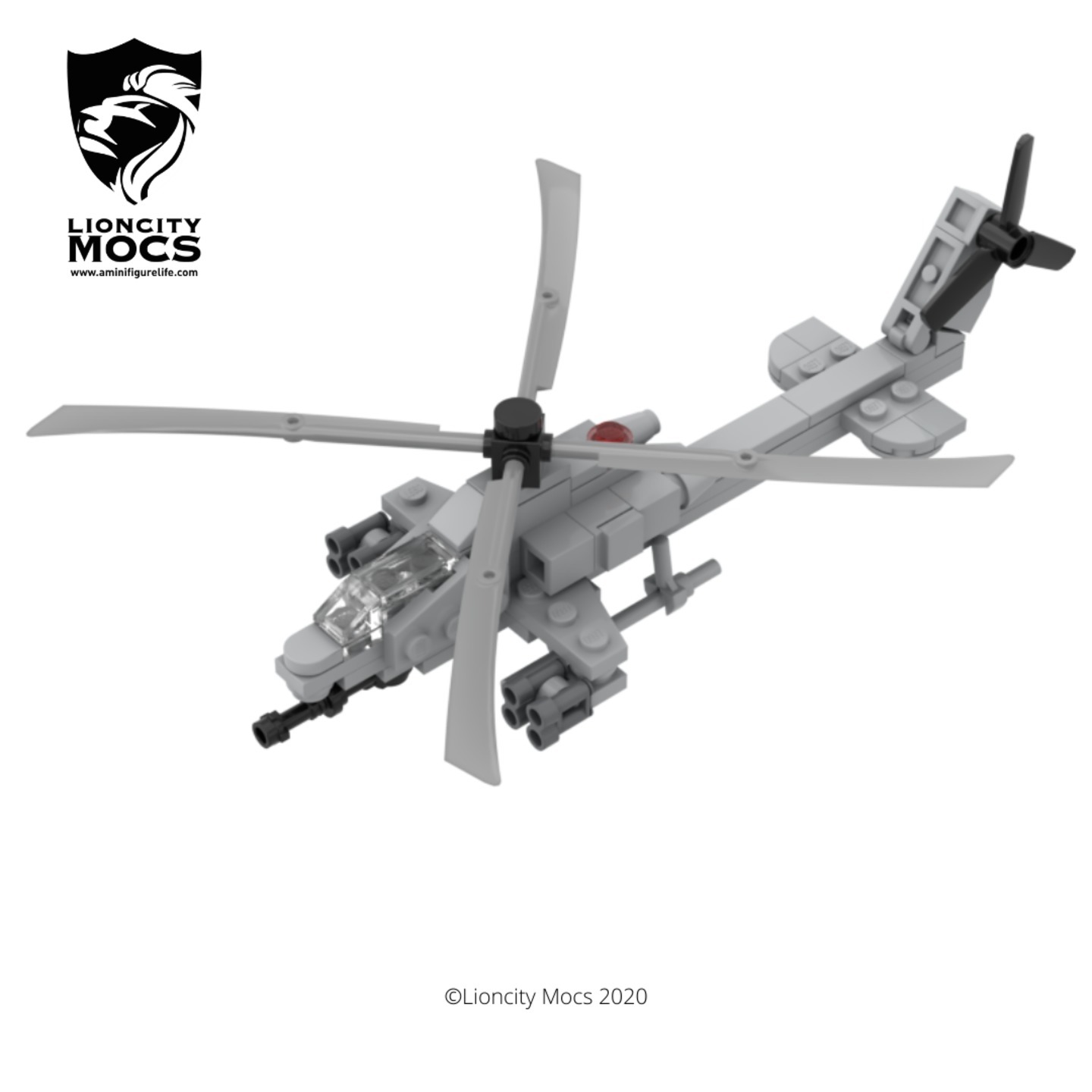[PDF Instructions Only] AH-1Z Viper Attack Helicopter Mini