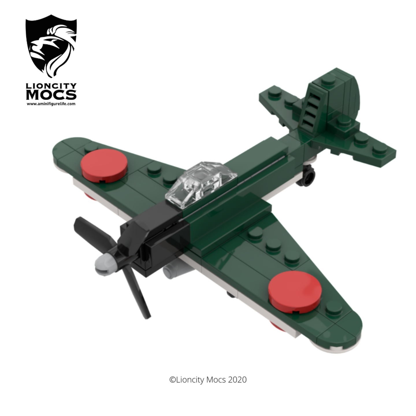 [PDF Instructions Only] A6M Zero Fighter WWII Mini Aircraft