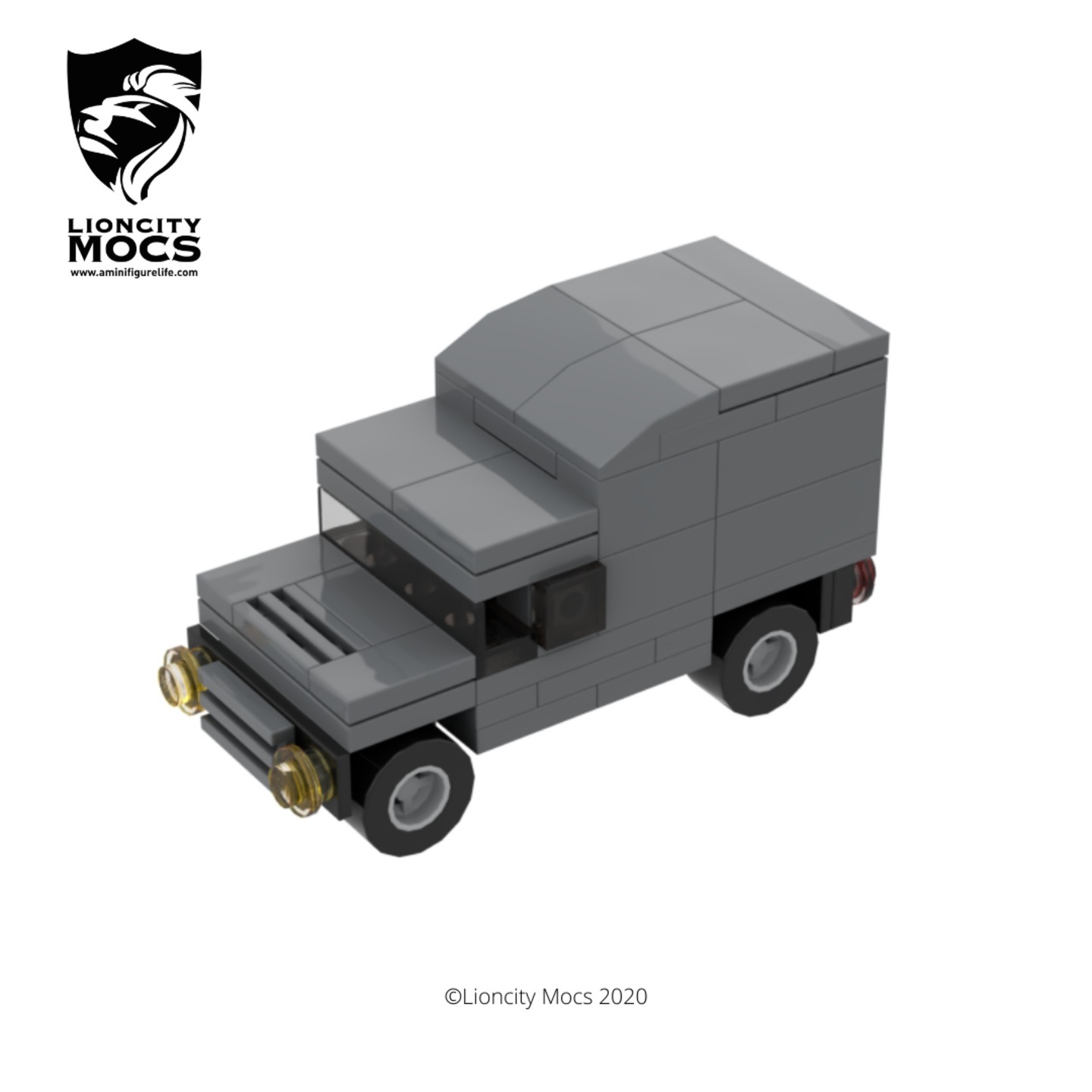  [PDF Instructions Only] Humvee Cargo Mini Vehicle