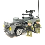 MB240 Scout Jeep Minifigure Scale - Instructions
