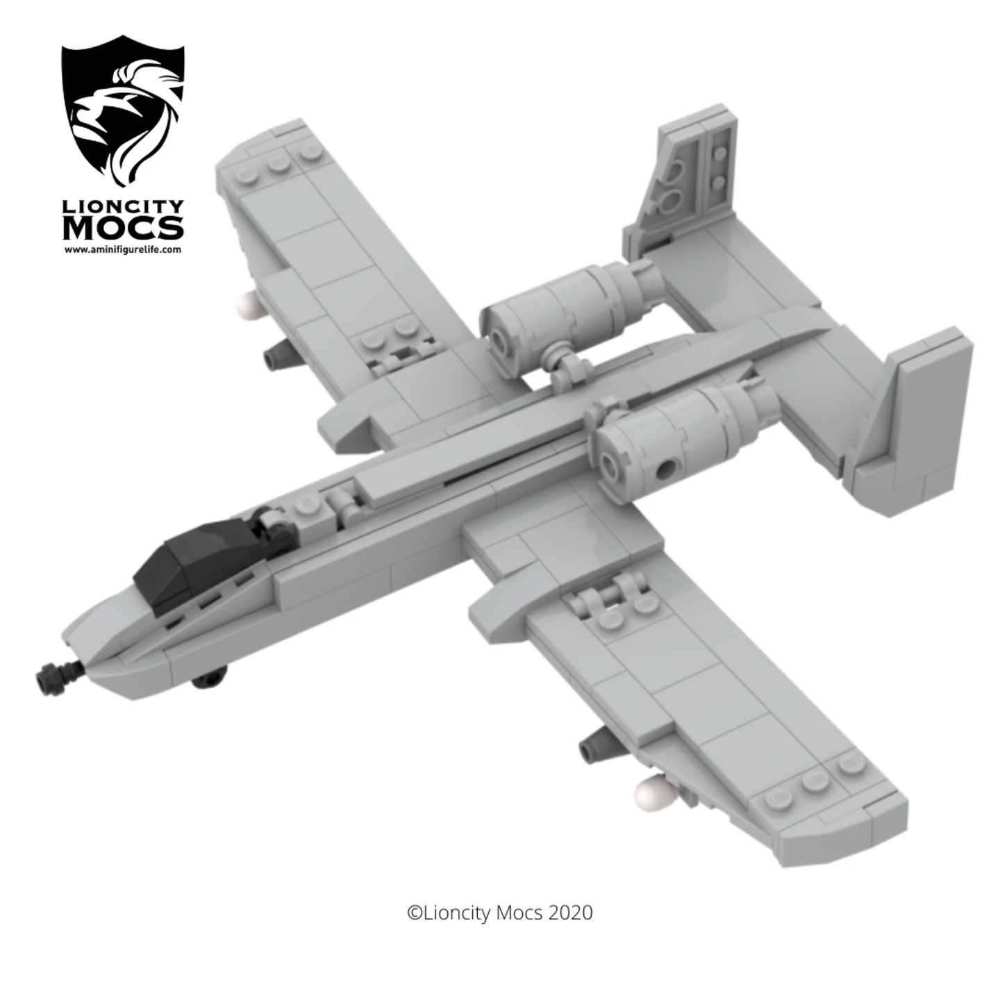  [PDF Instructions Only] A-10 Thunderbolt II Attack Aircraft Mini