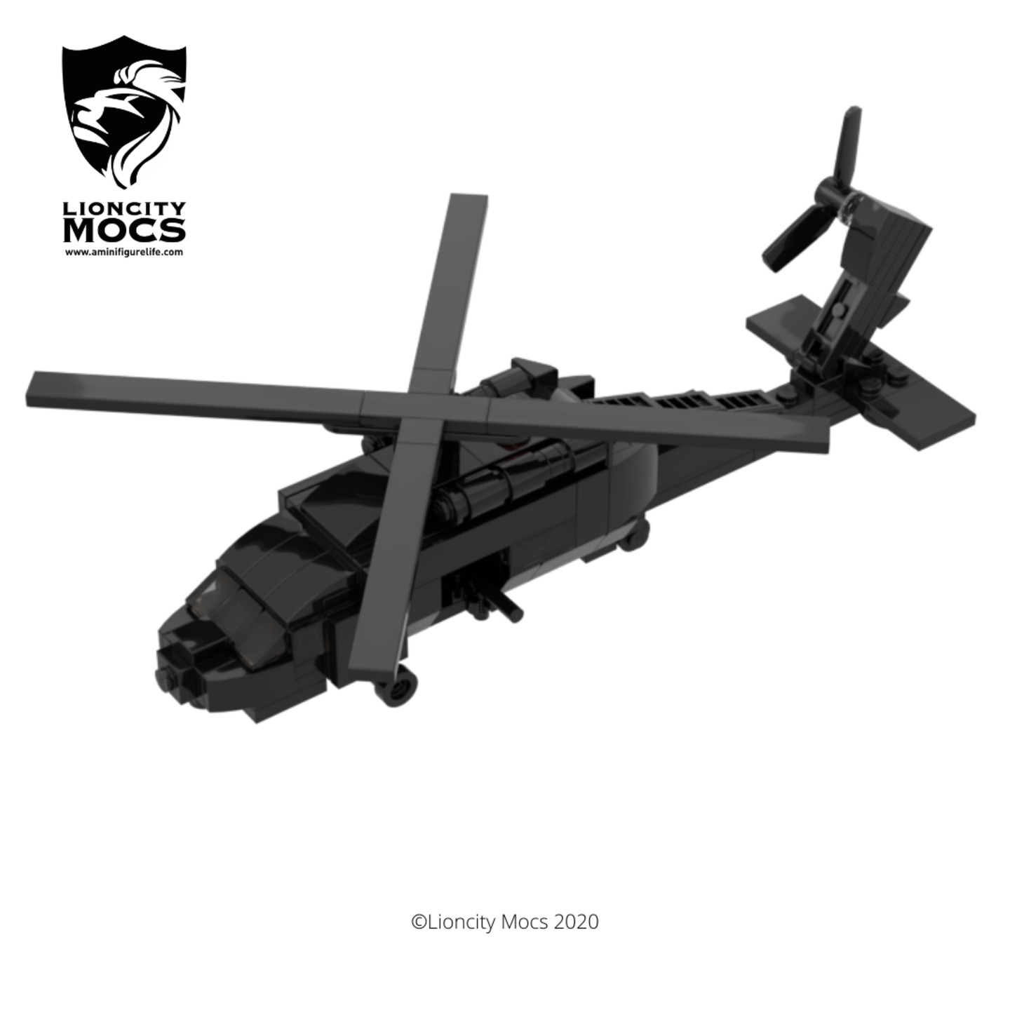 [PDF Instructions Only] UH-60 Blackhawk Helicopter Mini