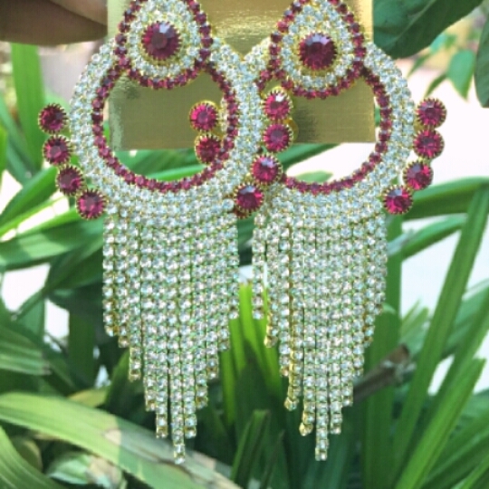 Gorgeous Crystal Dangler Earrings