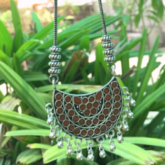 Traditional Oxidised Necklace