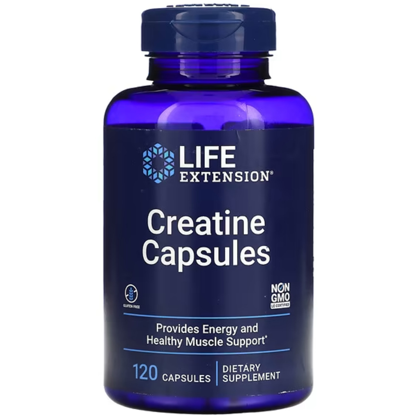 Life Extension Creatine Capsules, 120 vege capsules