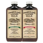 CHAMBERLAINS LEATHER MILK CLEAN & REFRESH AUTO LEATHER INTERIOR NO. 2 & NO. 4 - 6 oz