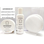 Leatherwood Leathercare Set Cleaner + Balsam + 2 Applicator Pads