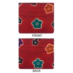 Eco Trends Handpainted Leather Cardholder Sakura Red