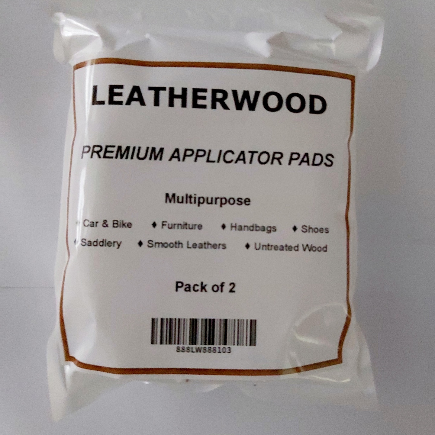 Leatherwood Premium Applicator Pads Set of 2 Pieces