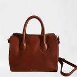 Kyoto Cognac Cross body Satchel Handbag