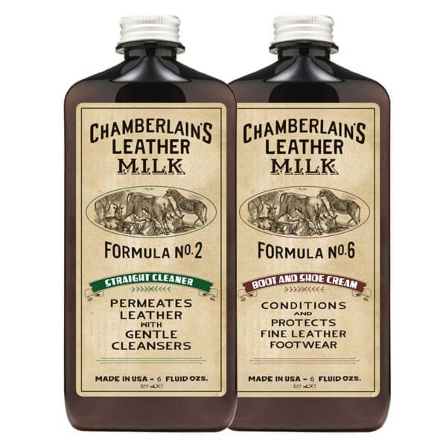 BOOT & SHOE CLEAN & CONDITION LEATHER CARE SET NO. 2 & NO. 6