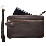 VIVO WALLET WRISTLET BROWN
