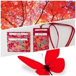 Eco Trends Card Holder & ID Holder Lanyard Set - Red