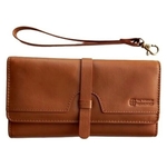 Stella Leather Wallet with Wristlet.