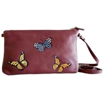 Kelly Embroidered Sling Maroon