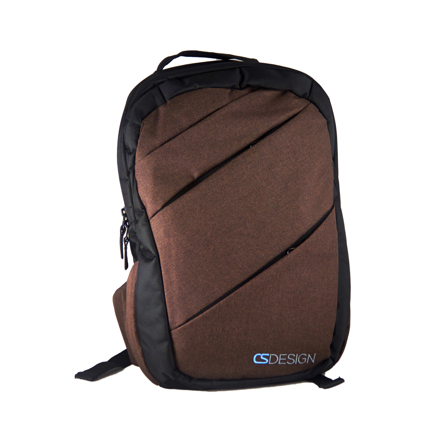 Cross Zipper - B/Brown