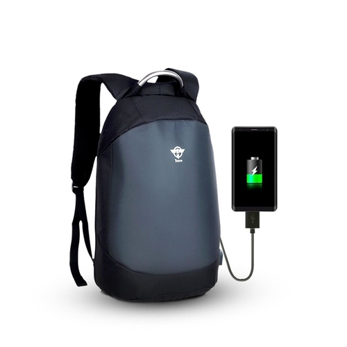 Champ Antitheft Laptop Bag With Integrated USB Charging Port