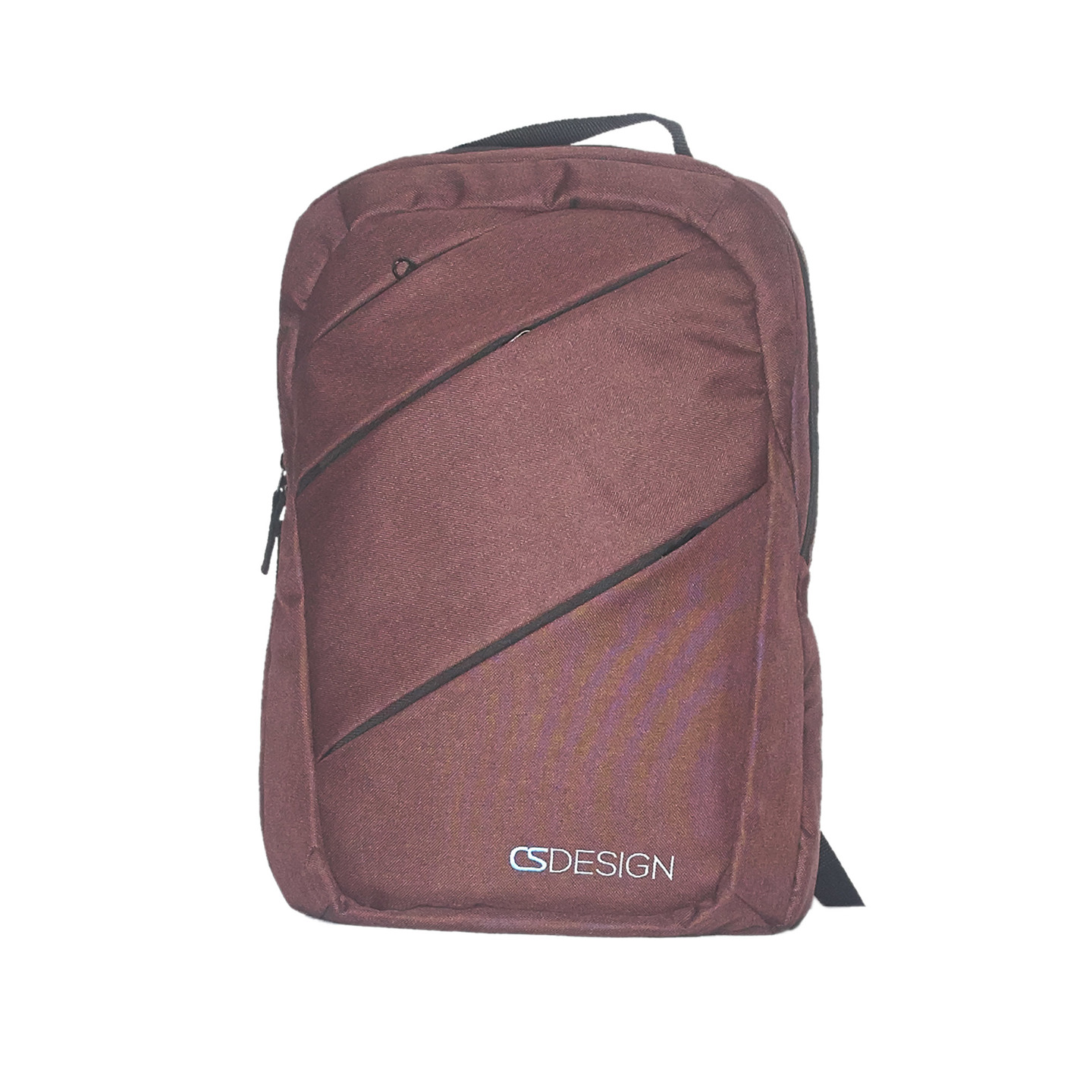 Cross Zipper - Maroon