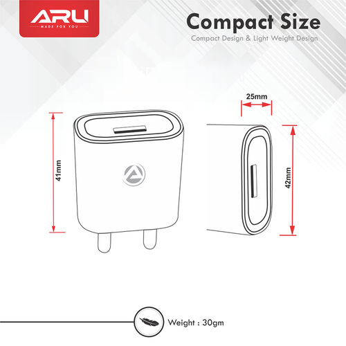 Aru Single USB Wall Charger