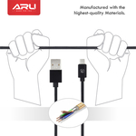 ARU Nylon Braided Android Cable