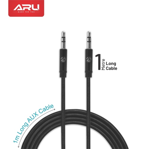 ARU Nylon Braided Aux Cable