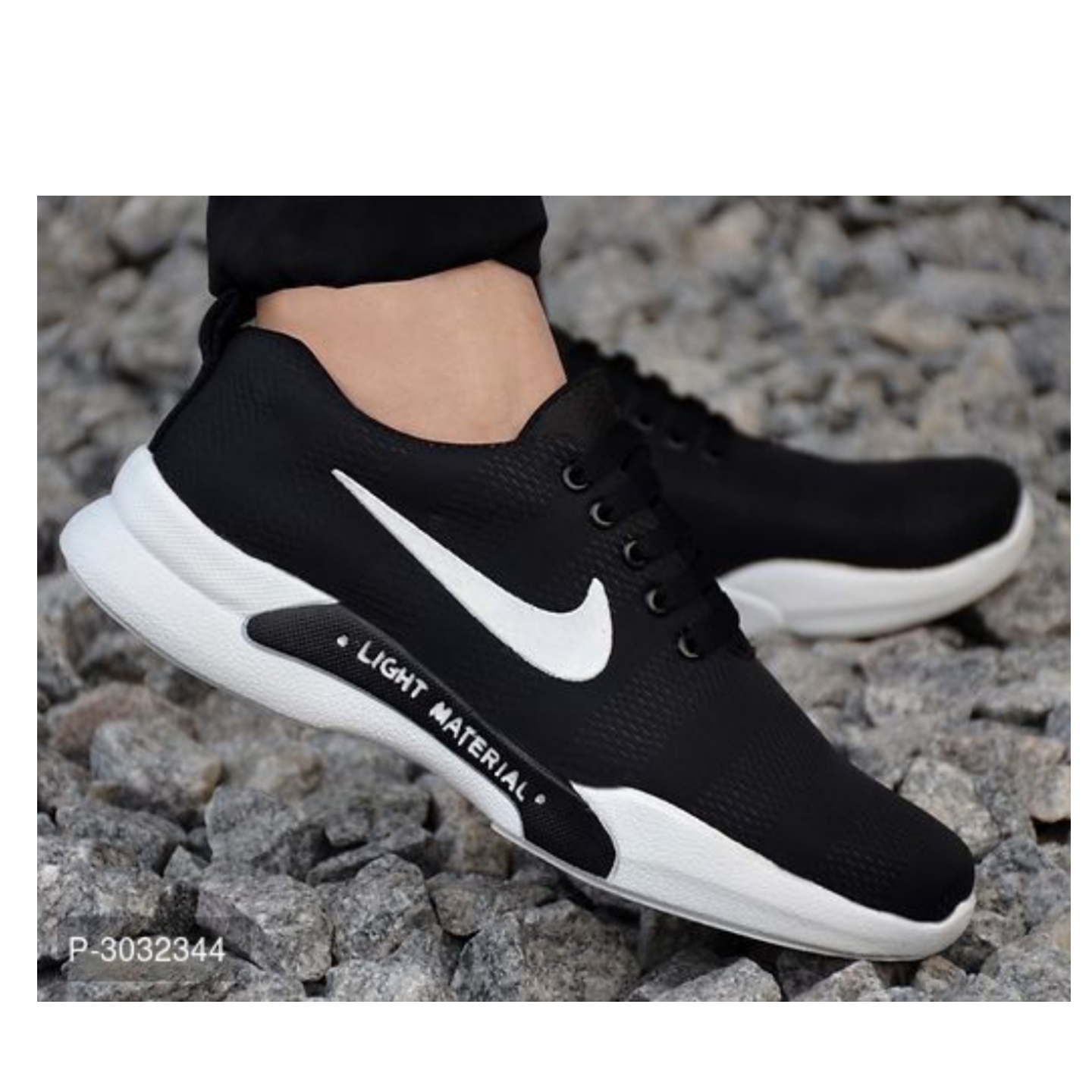 Men's Grey Mesh Sport Shoe*3032344
