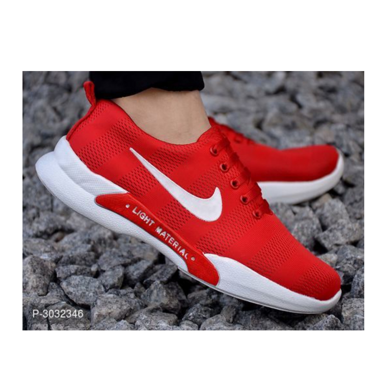 Men's Grey Mesh Sport Shoe*3032346