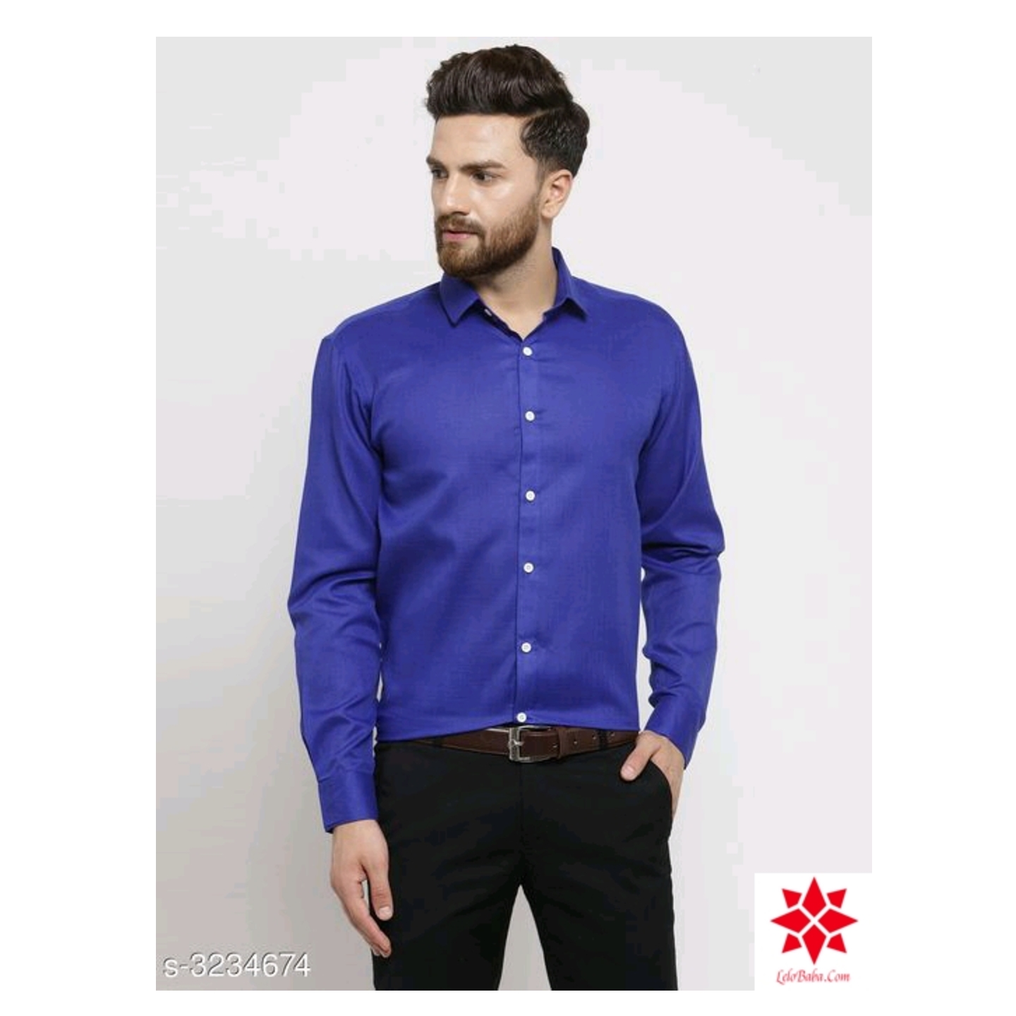 Attractive Men's Cotton Blend Shirt Vol 18*3234674