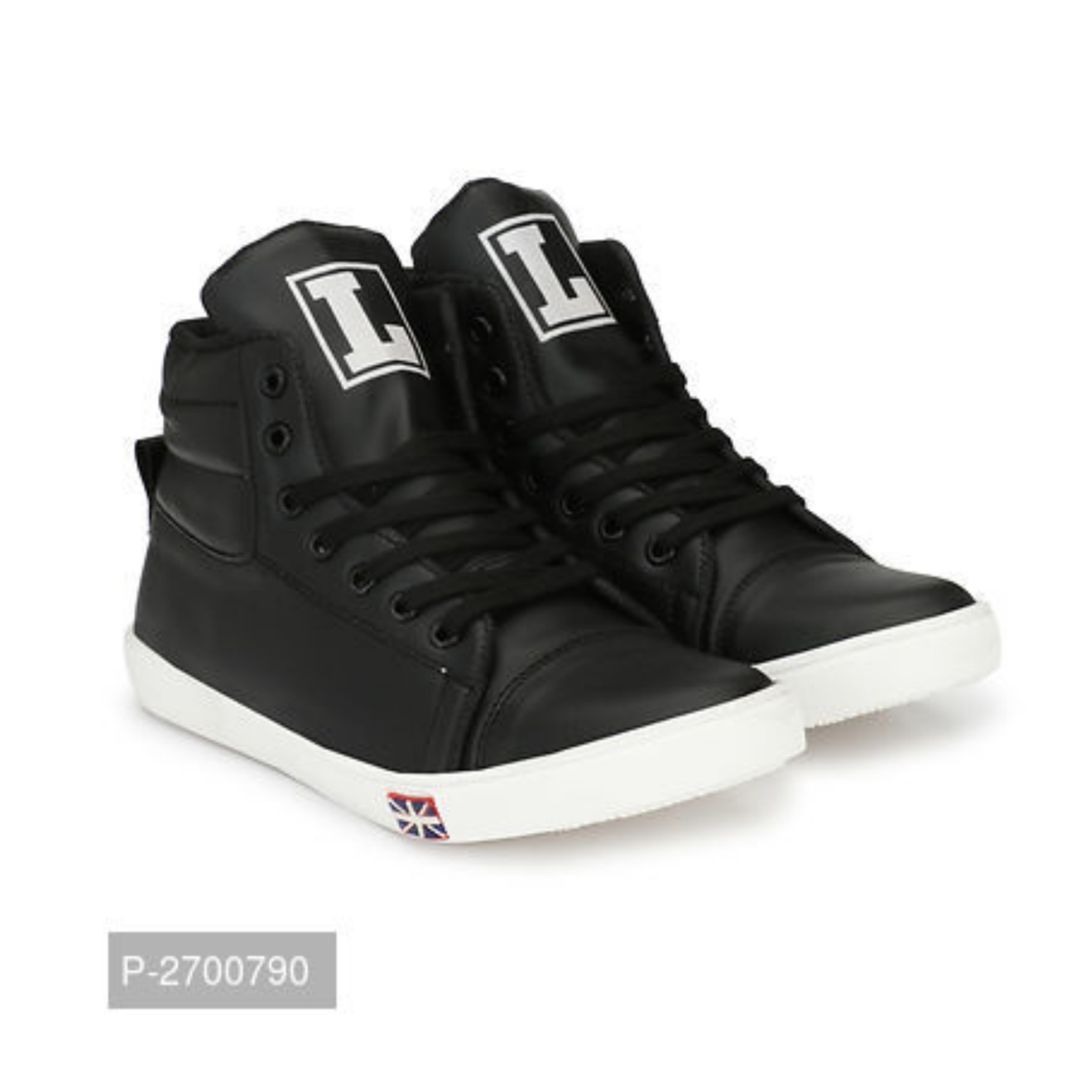 New Mid-Ankle Solid Sneaker Shoes For Men 2700790