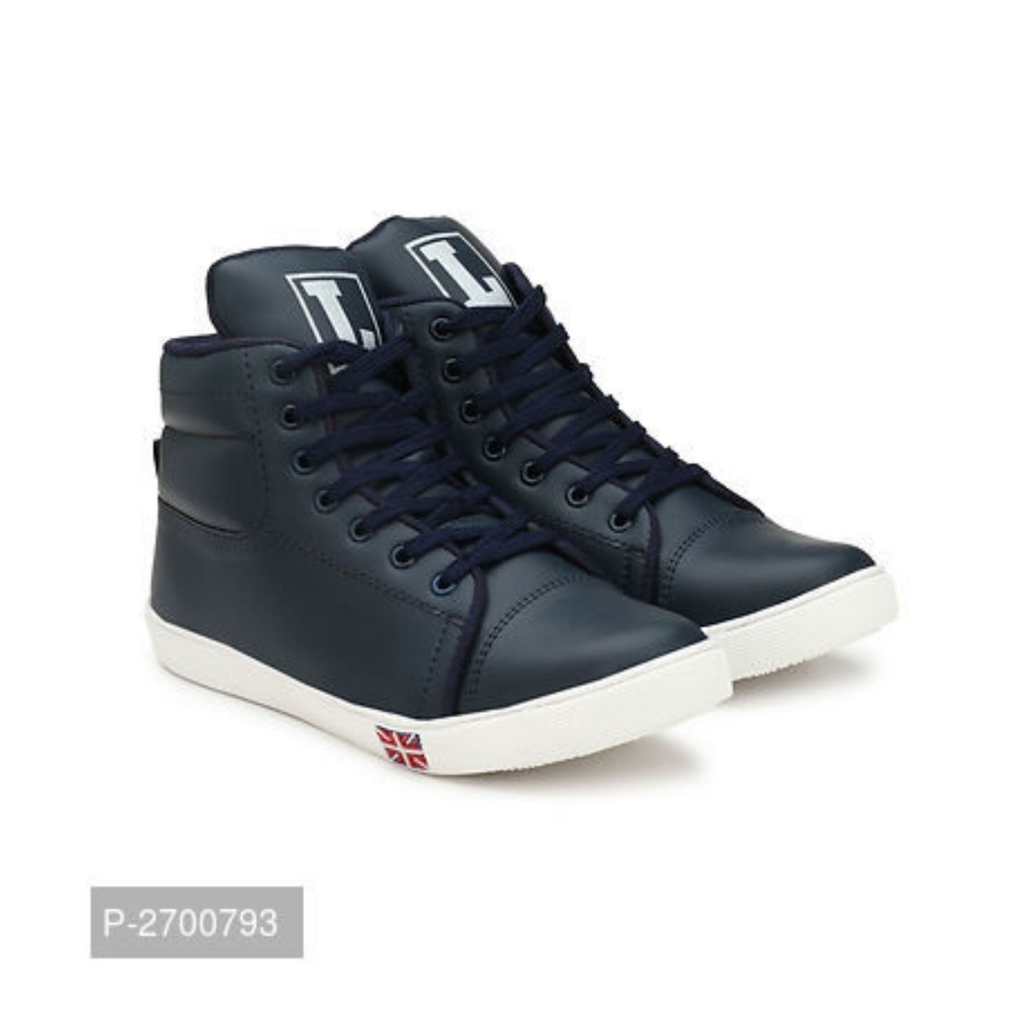New Mid-Ankle Solid Sneaker Shoes For Men 2700793