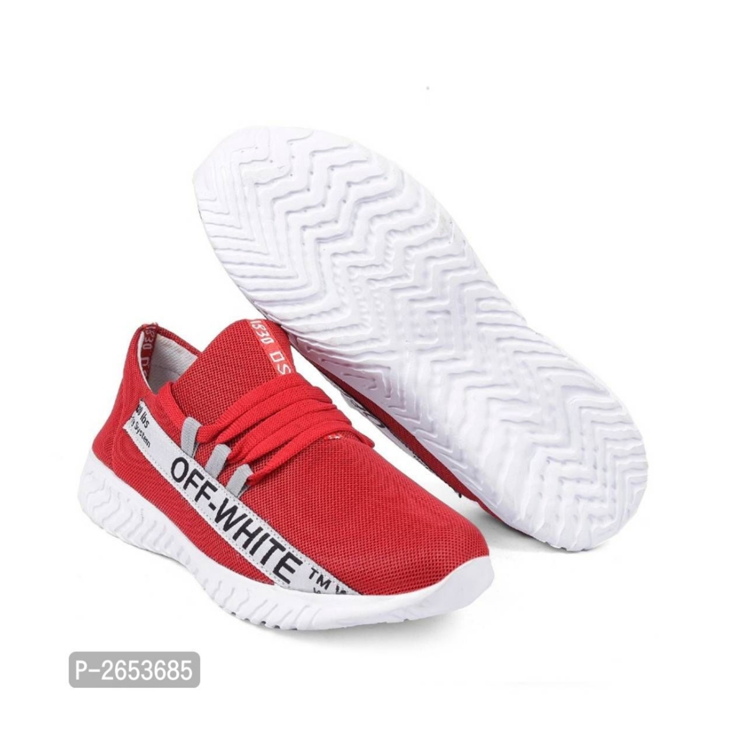 Men's Red Mesh Sport Shoe*2653685