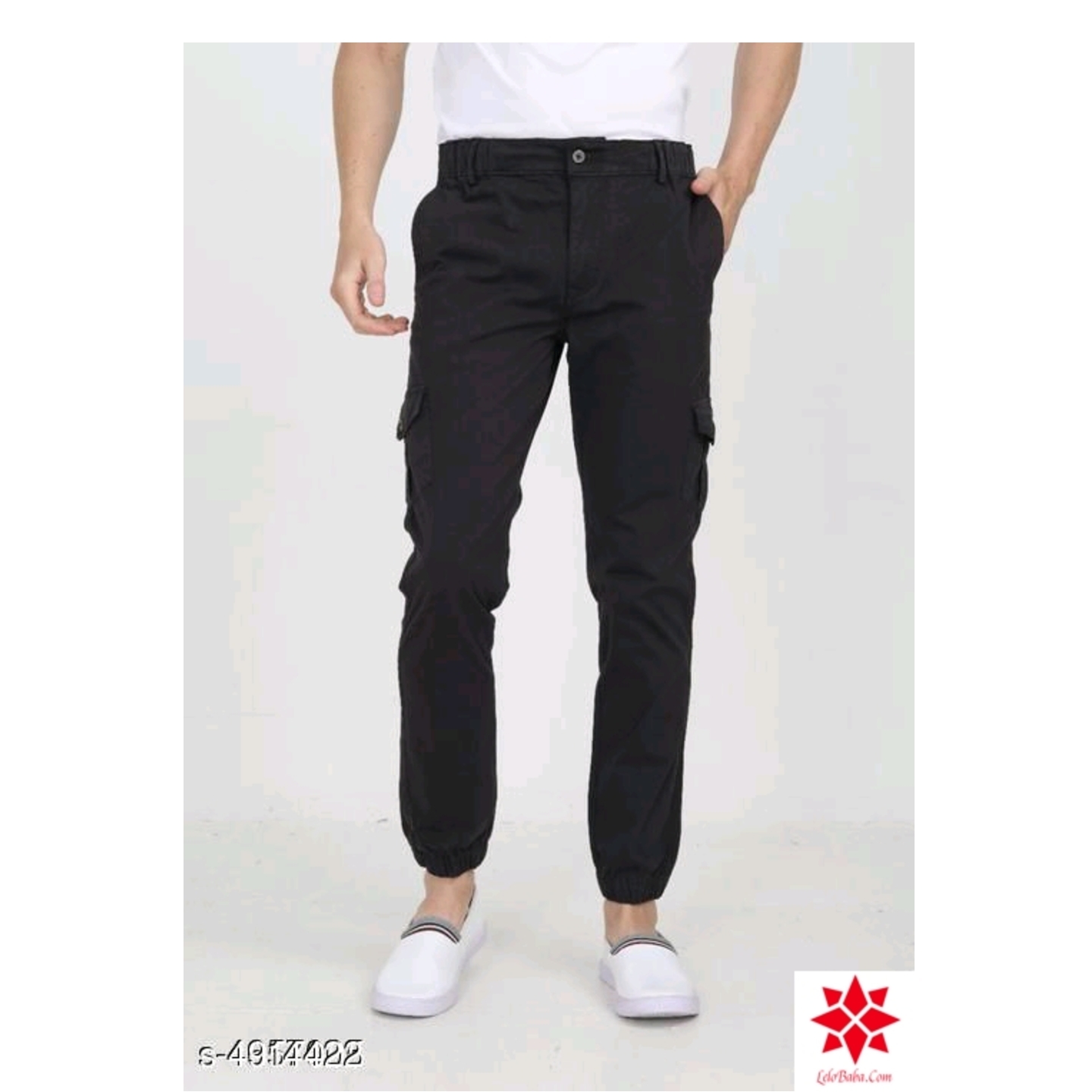 Standard Trendy Cotton Solid Men's Cargo Pants*4914422