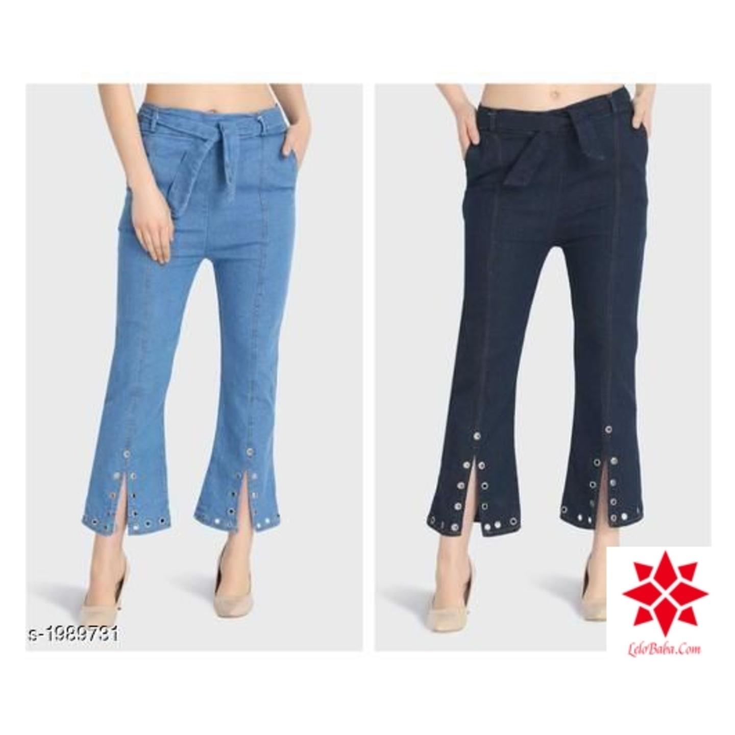 Stylish Women's Denim Jeggings ( Pack Of 2 )