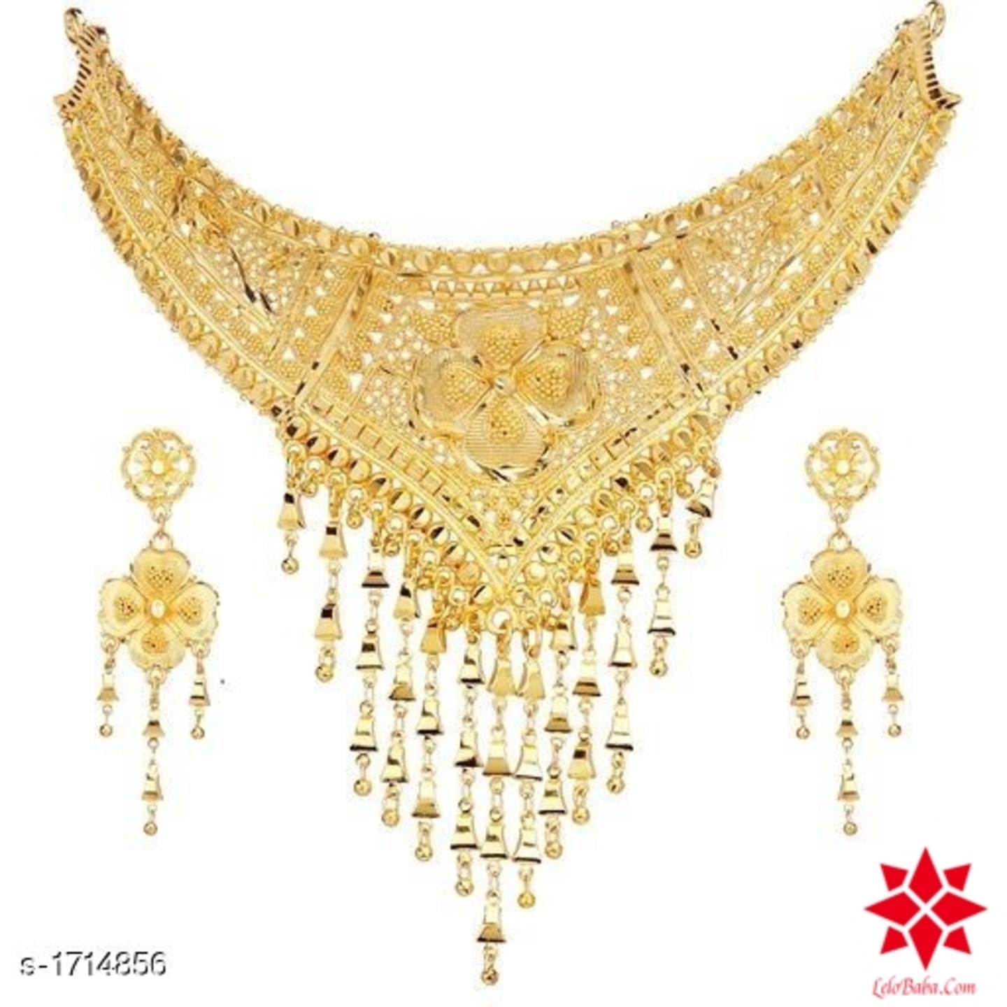 Checkout this hot & latest Jewellery Set Ravishing Brass  Jewellery Set Material: Brass  