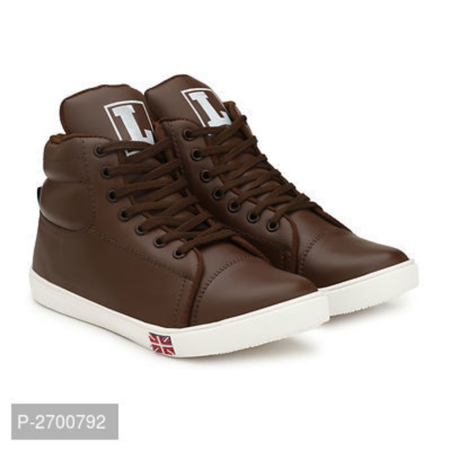 New Mid-Ankle Solid Sneaker Shoes For Men 2700792
