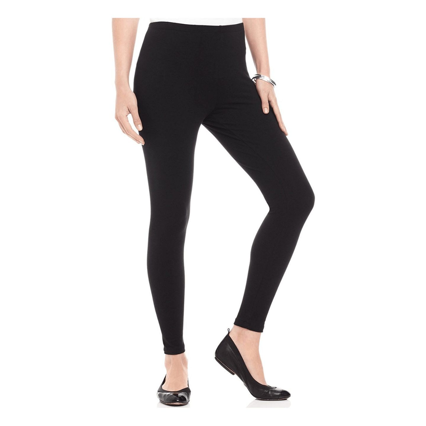 LBTADLG01 FashGlam Women Premium Ankle Length Cotton Legging - Black