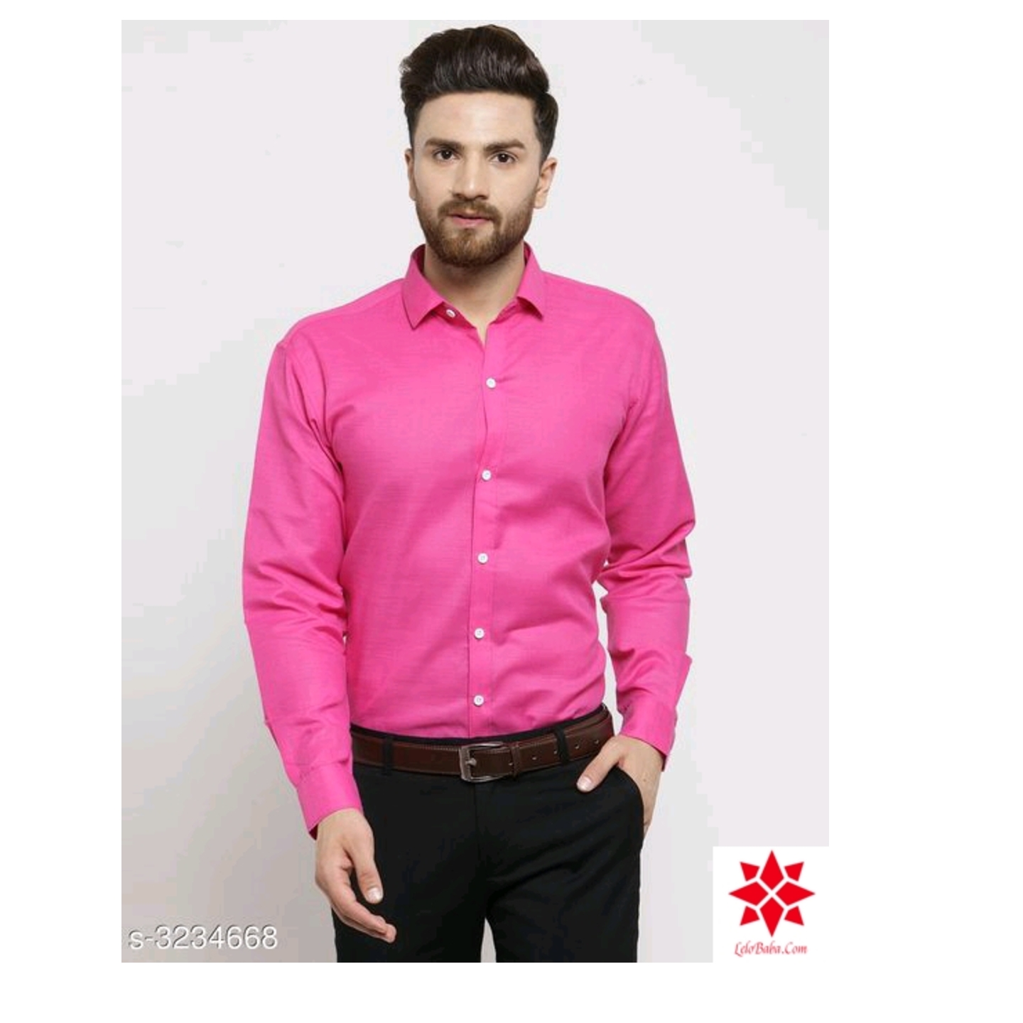 Attractive Men's Cotton Blend Shirt Vol 18*3234668