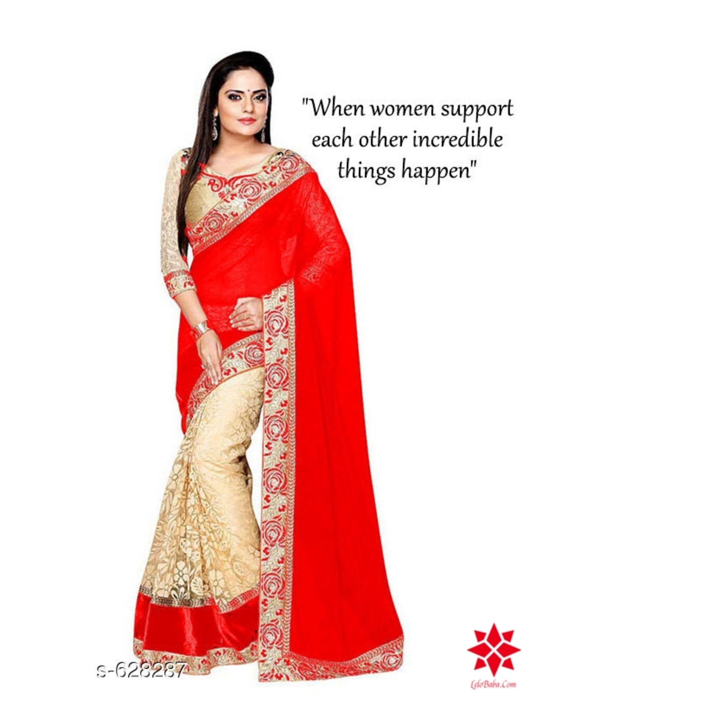 Aliyah Fashionable Georgette & Net Sarees*