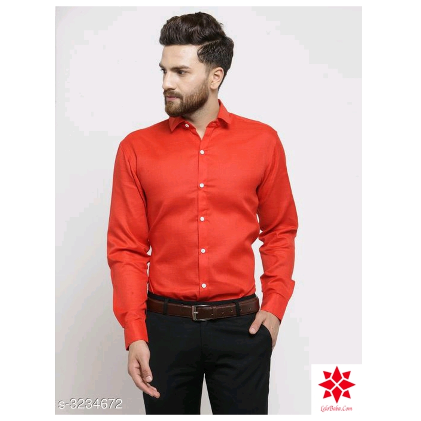 Attractive Men's Cotton Blend Shirt Vol 18*3234672