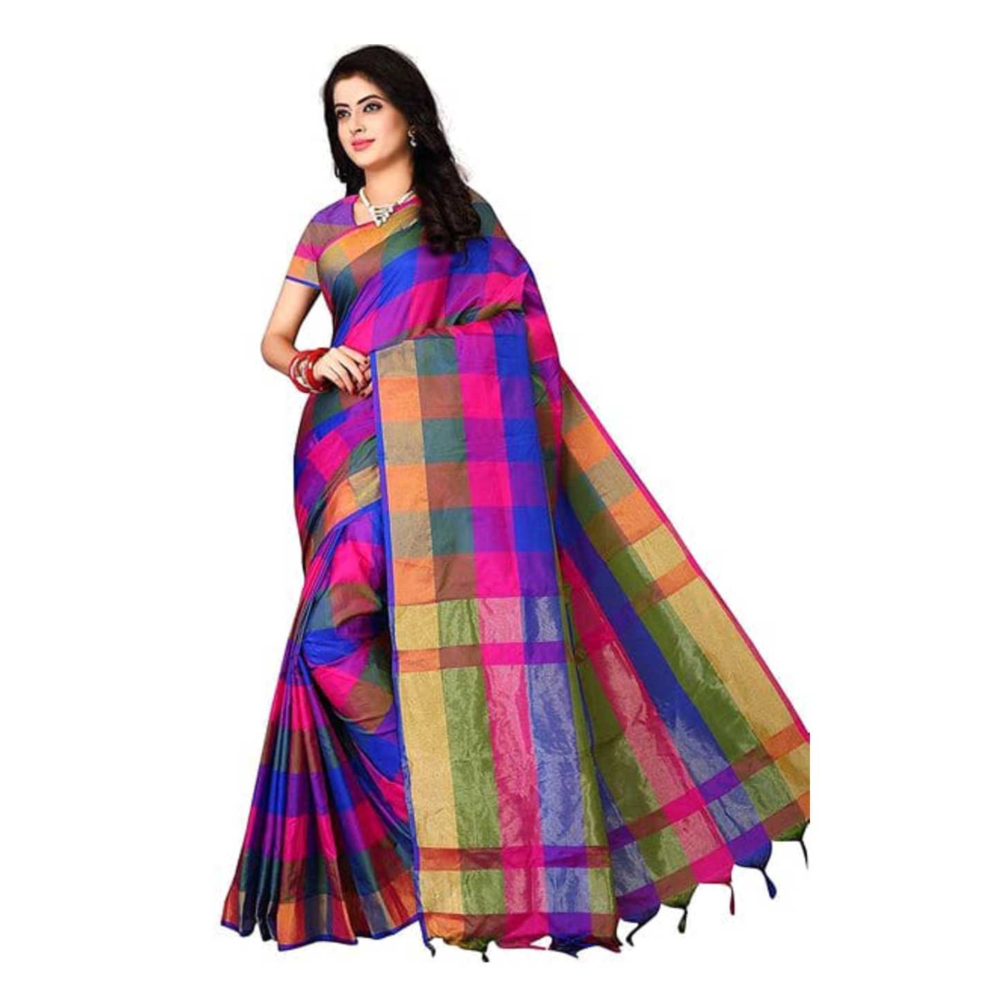 *Bollywood Designer Cotton Silk Saree* Product Id - 143512400