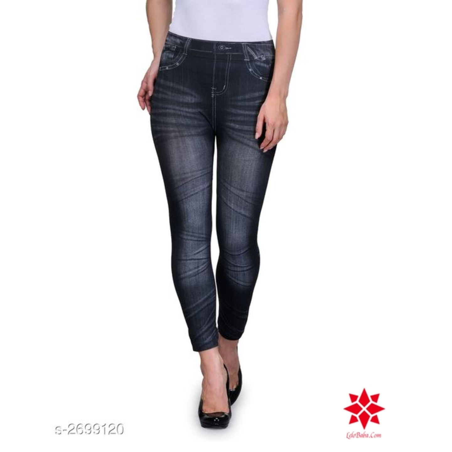 Trendy Cotton Spandex Women's Jegging