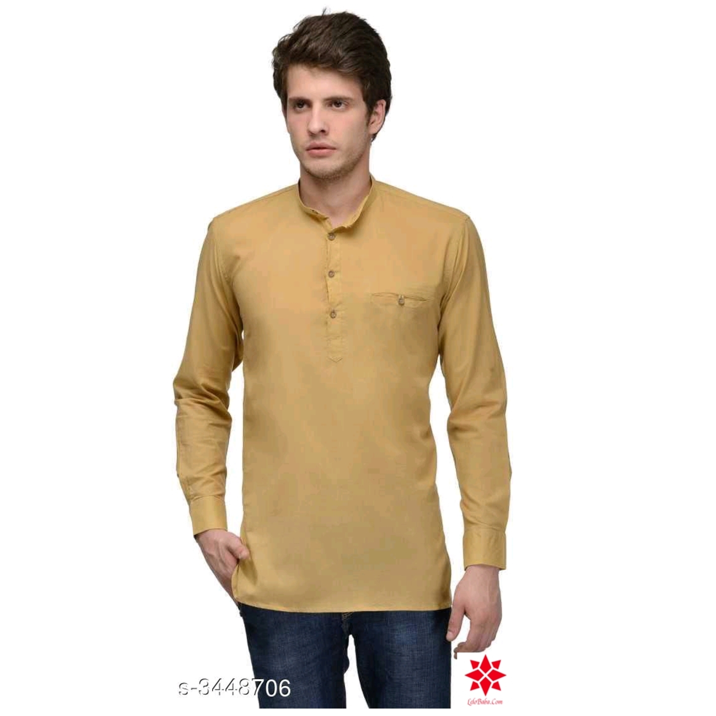 Stylish Ethnic Cotton Men's Kurtas Vol 5*3448706