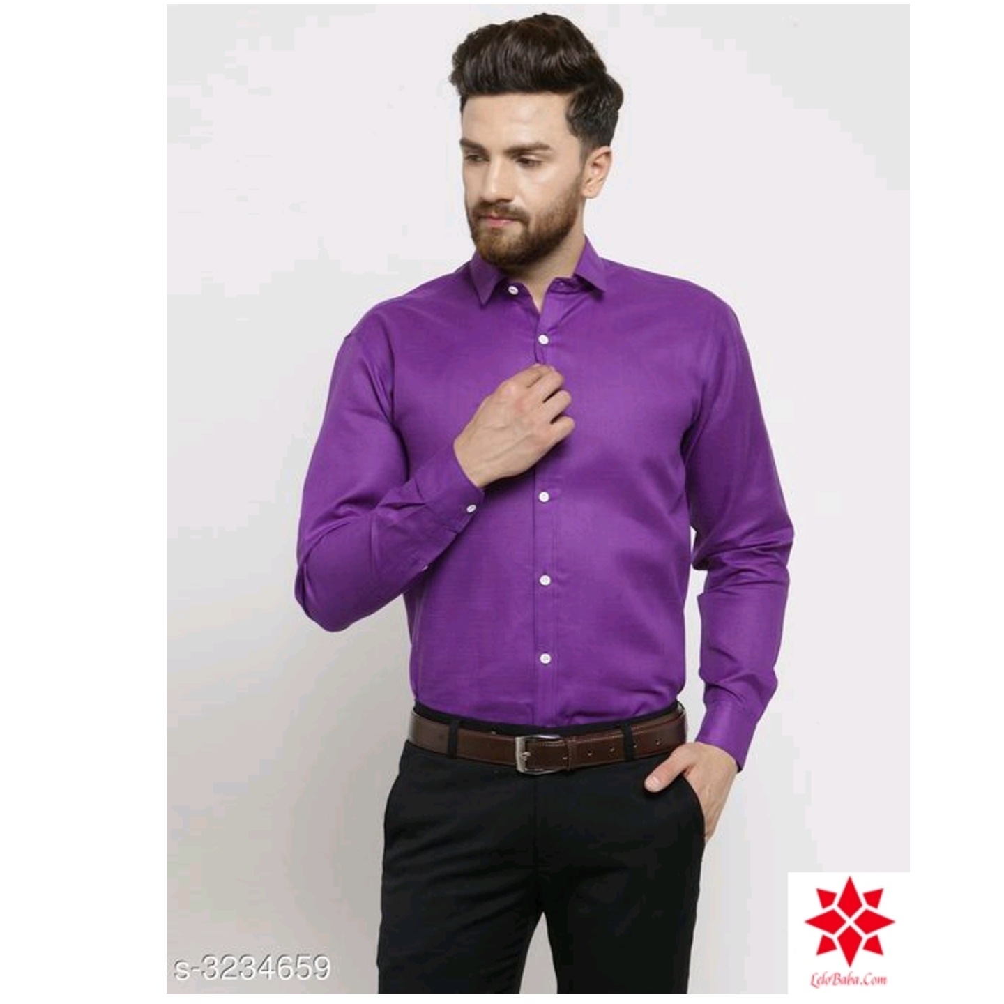 Attractive Men's Cotton Blend Shirt Vol 18*3234659