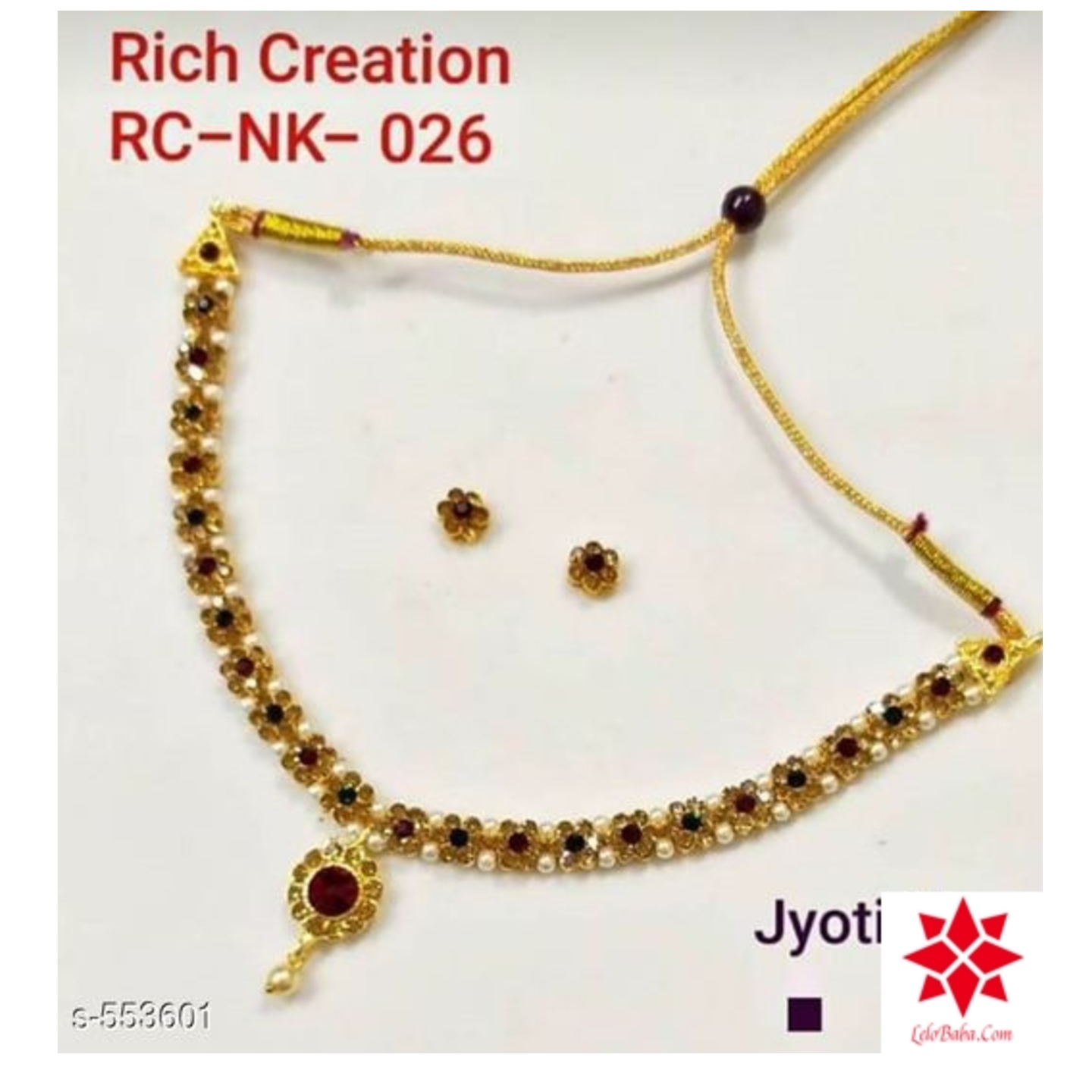 Feminine Bejeweled Alloy Gold Plated Jewellery Sets*