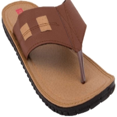 Men Brown Casual Slipper 