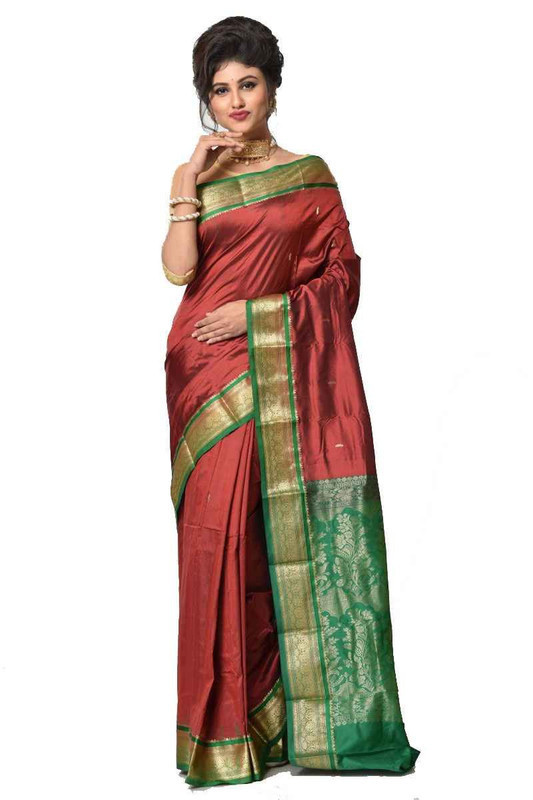 Magenta and Voilet Kanchipuram Silk Sarees  Silk Saree  Saree Online  traditional kanchipuram silk sarees online shopping