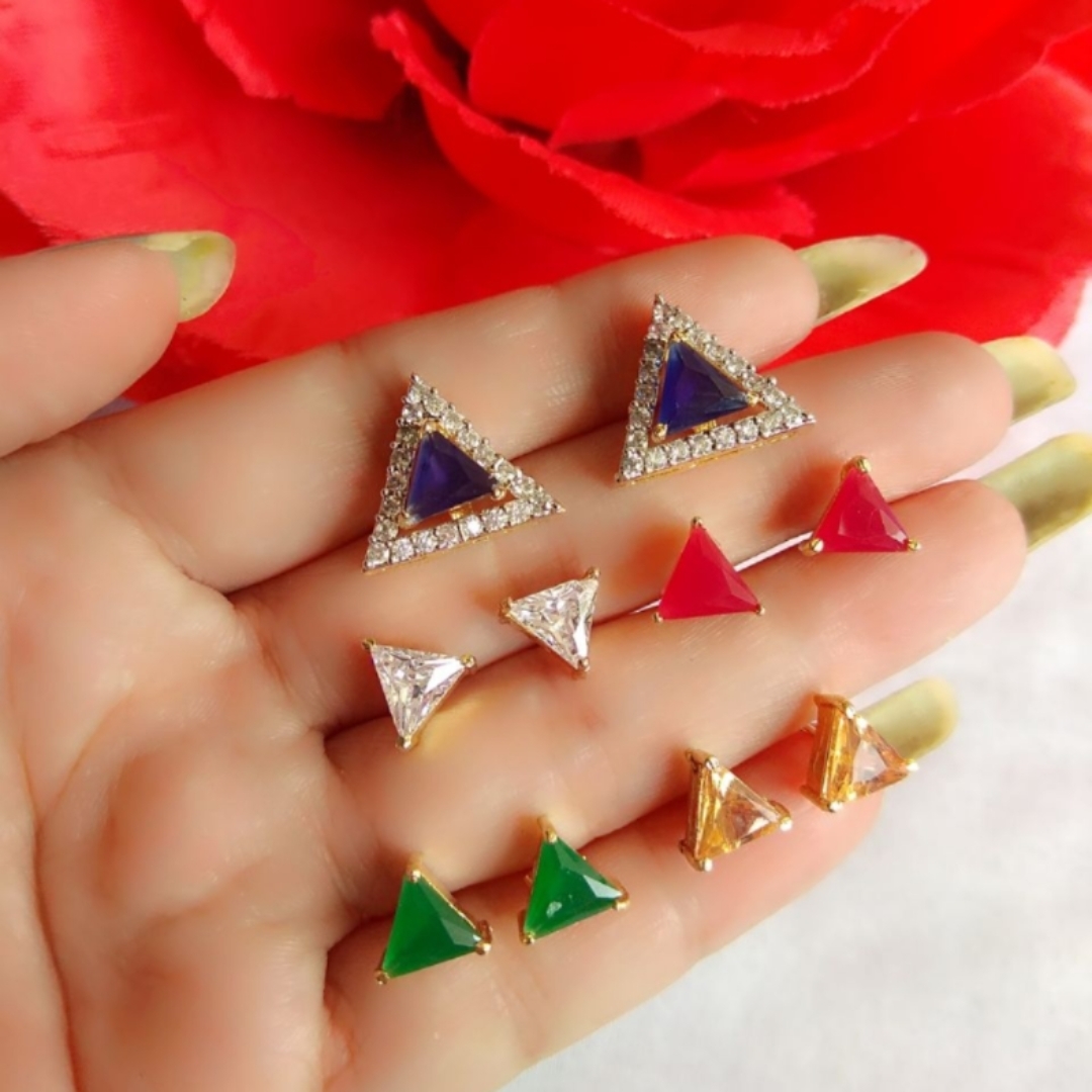 Triangle changeable AD studs combo