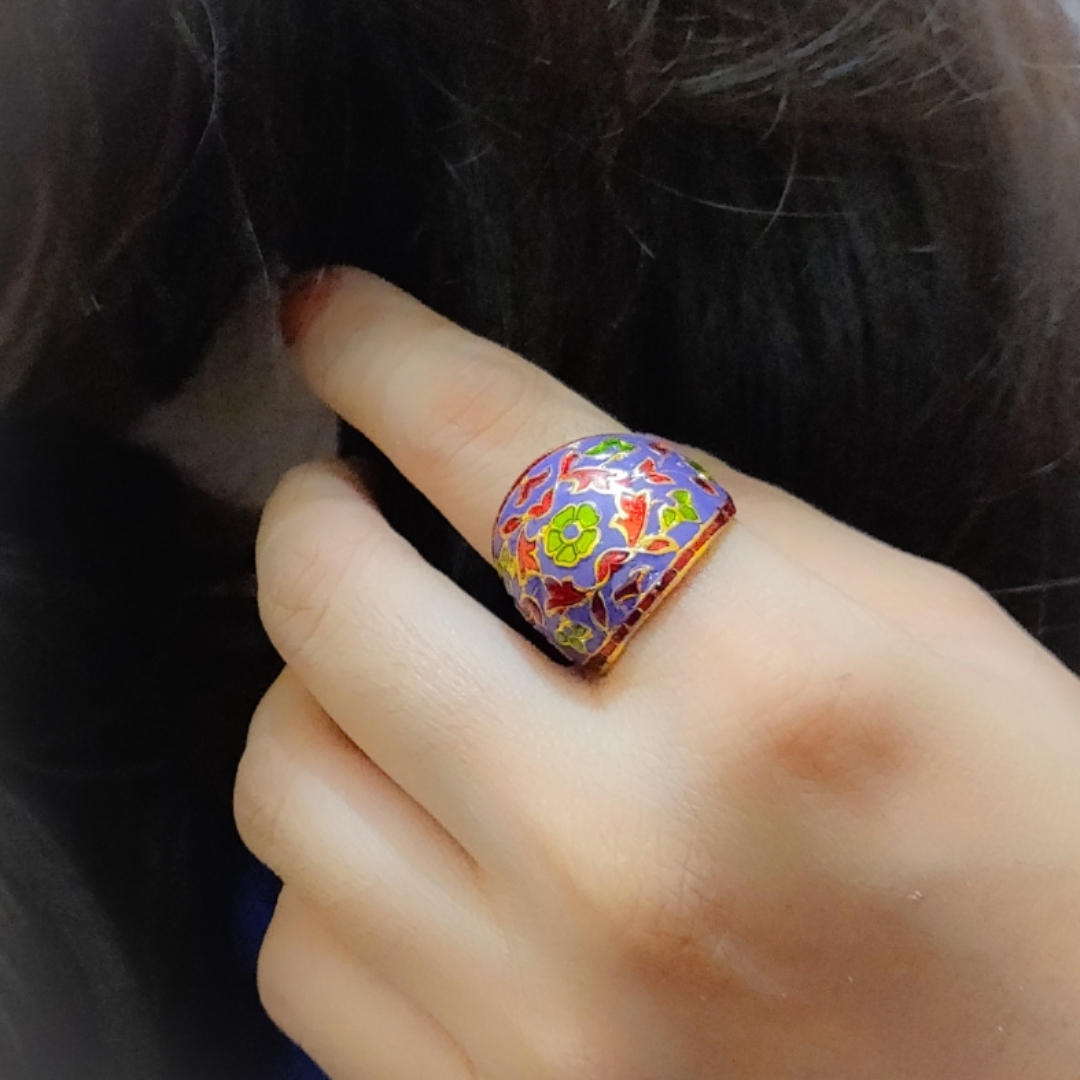 Meenakari Adjustable Rings 