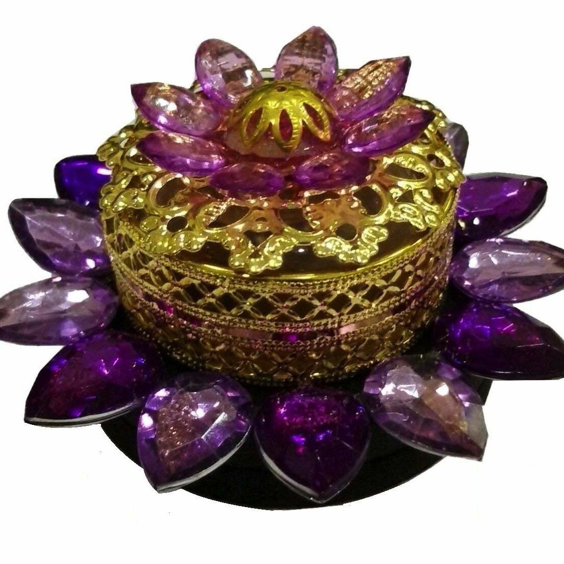 Ashiana Diwali SpecialTea light or candle and LED Floating Flower Diya